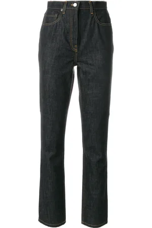 Serafini Jeans de tiro alto