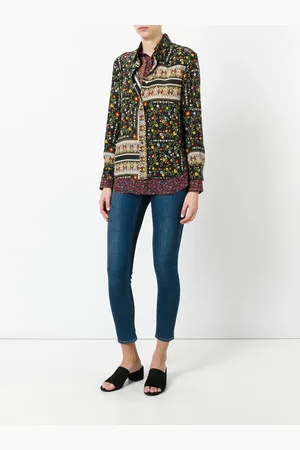 Nº21 Patchwork floral shirt