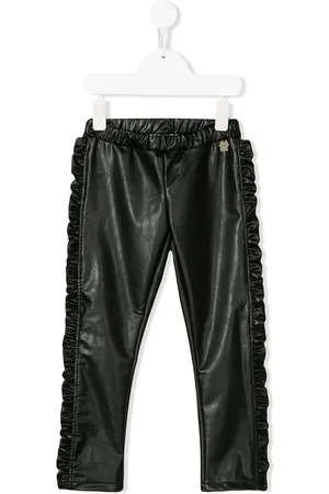 Simonetta Pantalones con ribete de volantes