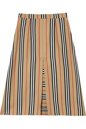 Burberry Falda acampanada con detalle de pliegue