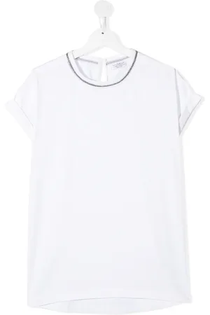 Brunello Cucinelli Playera bordada