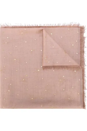 VALENTINO GARAVANI Embroidered polka dot scarf