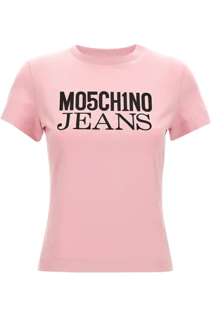 Moschino Playera manga corta con logo estampado