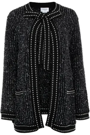 Thom Browne Cárdigan con detalle de tweed
