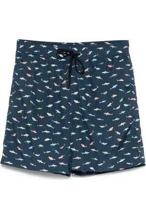 Paul & Shark Shorts de playa con motivo de tiburón
