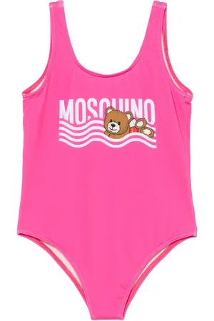 Moschino Traje de baño con logo estampado