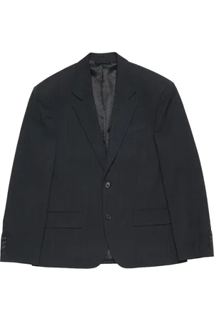 Acne Studios Blazer con motivo de rayas diplomáticas