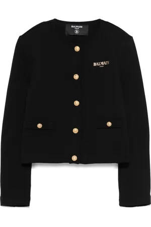 Balmain Blazer con logo estampado