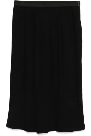 Dior Falda midi de lana 1970