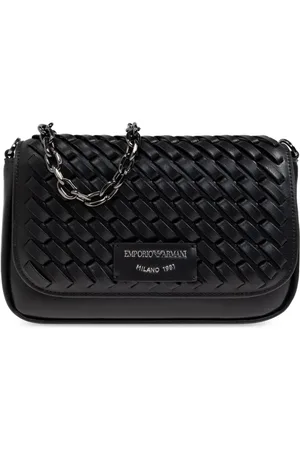 Emporio Armani Cangurera con parche del logo
