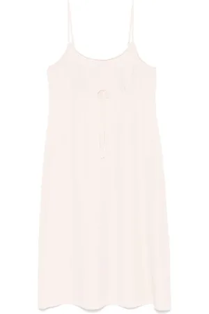 Simone Rocha Slip dress midi con moño