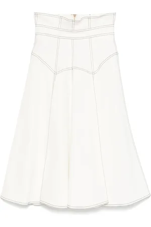 MURMUR Falda midi Underline