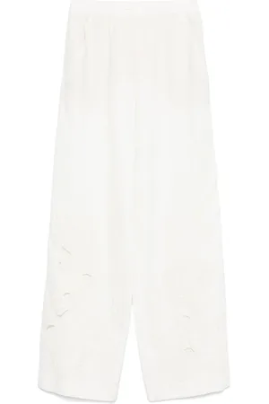 Dorothee Schumacher Pantalones capri con bordado floral