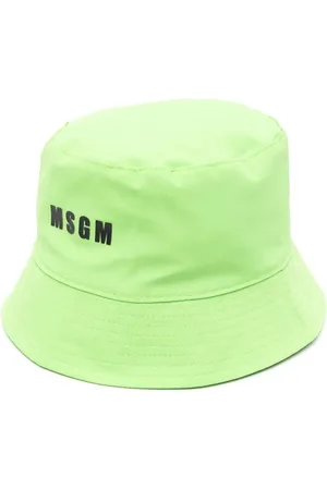 Msgm Gorro de pescador con logo bordado