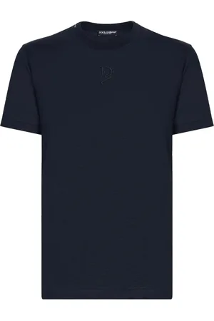 Dolce & Gabbana Playera de seda con logo