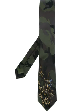 VALENTINO GARAVANI Corbata de jacquard militar