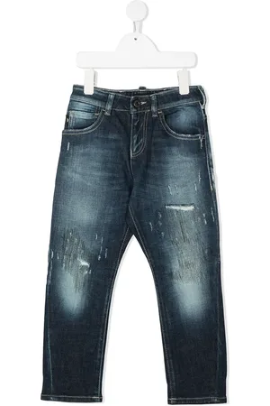 Emporio Armani Jeans rectos con efecto envejecido