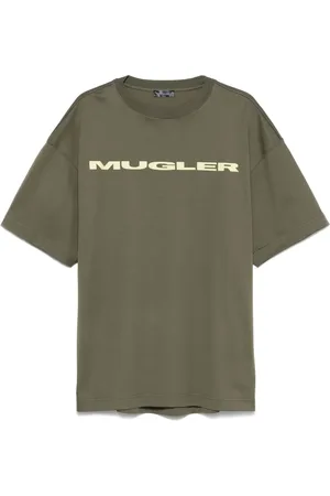 MUGLER Playera con aplique del logo