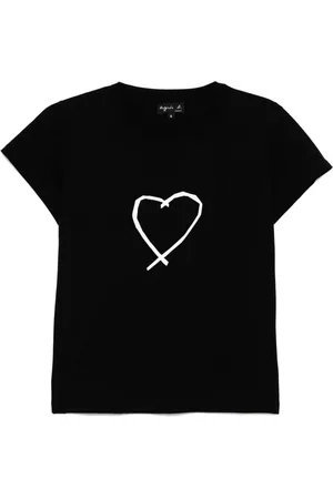 AGNÈS B. Playera con estampado gráfico