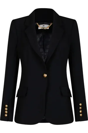 Elisabetta Franchi Blazer con solapa de muesca