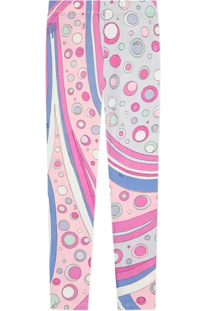 PUCCI Junior Leggins con estampado Swirl