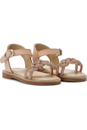 Babywalker Sandalias planas con tiras trenzadas