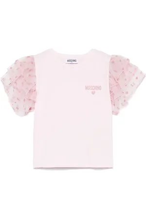 Moschino Blusa con volantes en las mangas