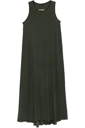 UMA WANG Vestido largo con cuello redondo