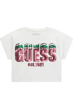 Guess Playera con detalles de lentejuelas