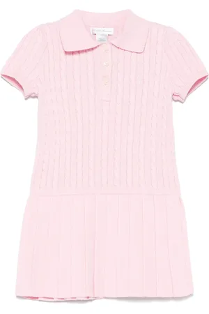 Ralph Lauren Vestido en tejido de ochos