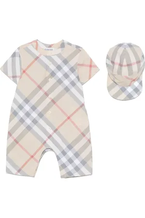 Burberry Set de mameluco con motivo Vintage Check