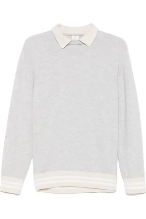 ELEVENTY Suéter con cuello tipo polo