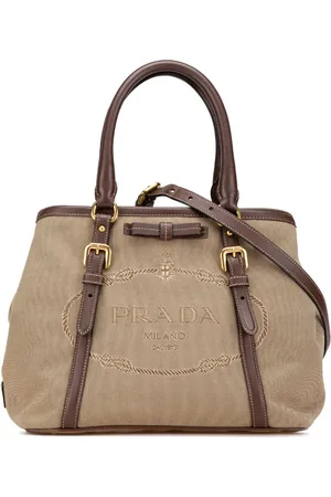 Prada 2013-2024 Canvas Canapa Logo satchel