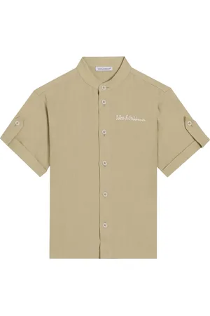 Dolce & Gabbana Camisa con logo bordado