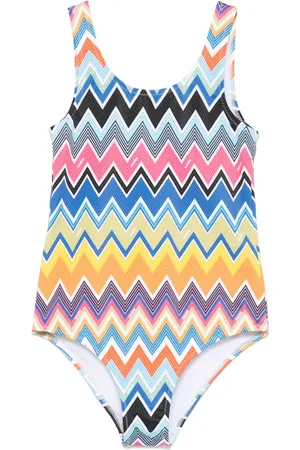 Missoni Traje de baño con estampado en zigzag