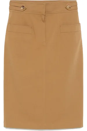 Chloé Falda midi de sarga