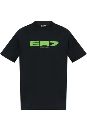 EA7 Playera con logo estampado