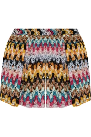 Missoni Shorts con estampado en zigzag