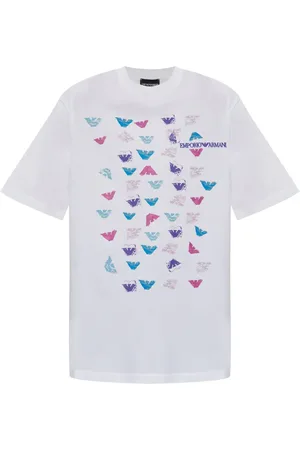 Emporio Armani Playera con águila estampada