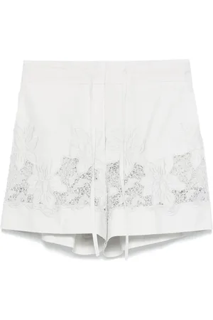 P.A.R.O.S.H. Shorts con bordado floral