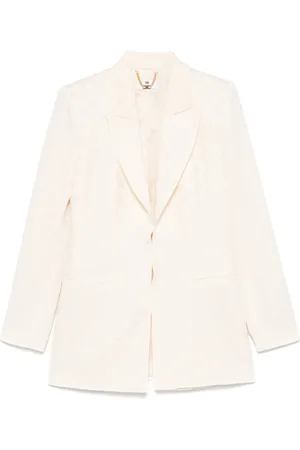 Elisabetta Franchi Blazer con motivo de rombos