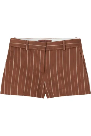 ERMANNO SCERVINO Shorts con estampado de rayas diplomáticas