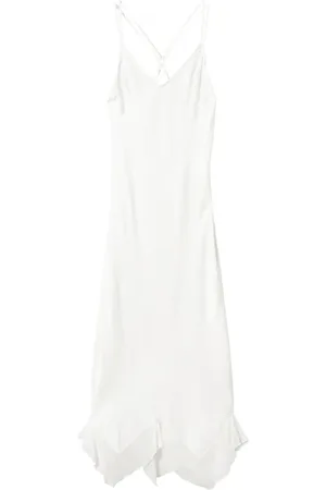 Twin-Set Slip dress largo de satén