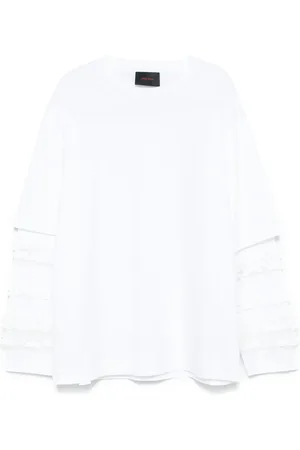 Simone Rocha Playera manga larga con volantes