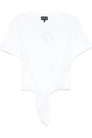 Emporio Armani Playera con logo estampado