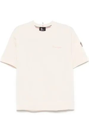 Moncler Playera de algodón con logo en relieve