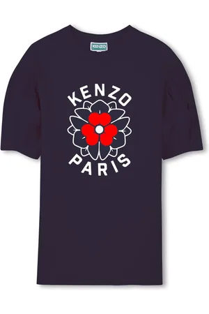Kenzo Vestido con logo estampado