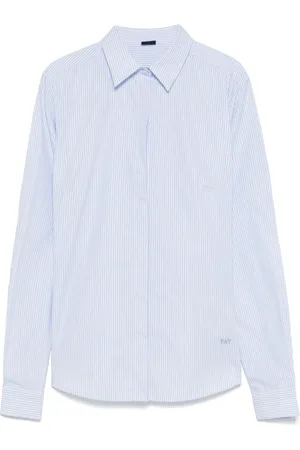 FAY Camisa con rayas estampadas