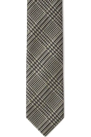 Tom Ford Corbata con motivo cuadrado