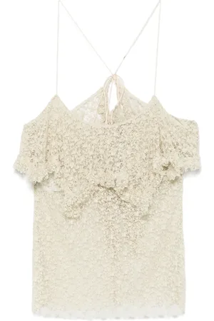 Serafini Blusa con encaje